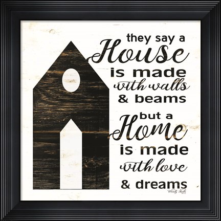 Framed House Is Print