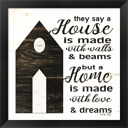 Framed House Is Print