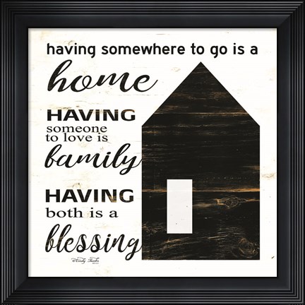 Framed Blessing Print