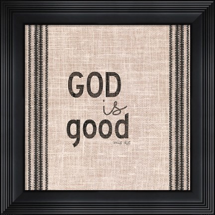Framed God is Good Print
