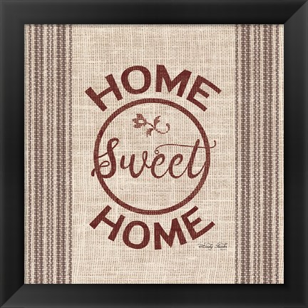 Framed Home Sweet Home Print