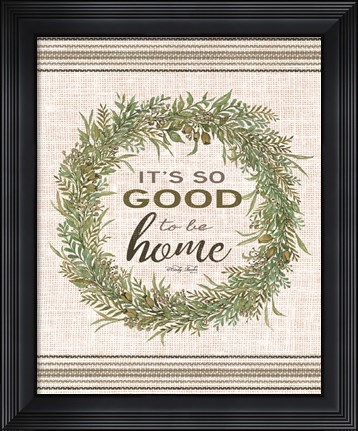 Framed It&#39;s So Good Wreath Print