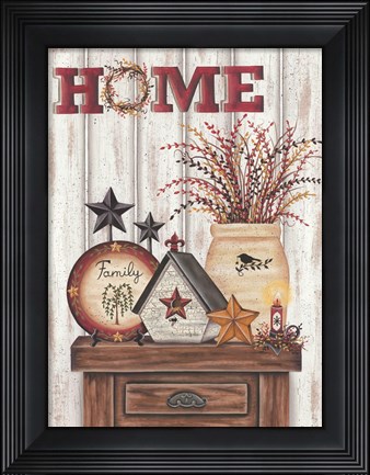 Framed Home &amp; Family Print