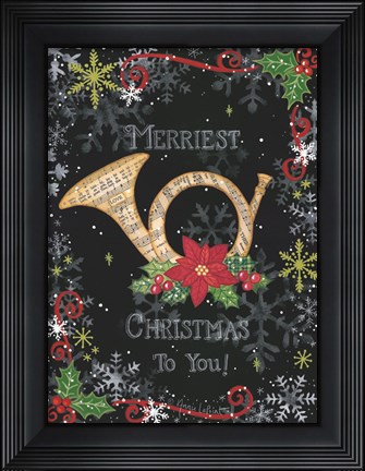 Framed Merriest Christmas Print