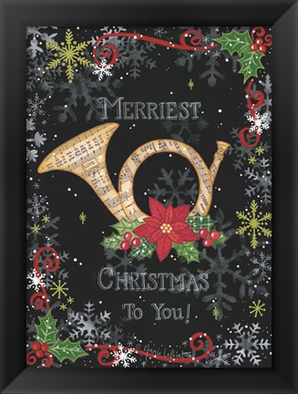 Framed Merriest Christmas Print