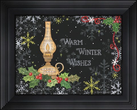 Framed Warm Winter Wishes Print