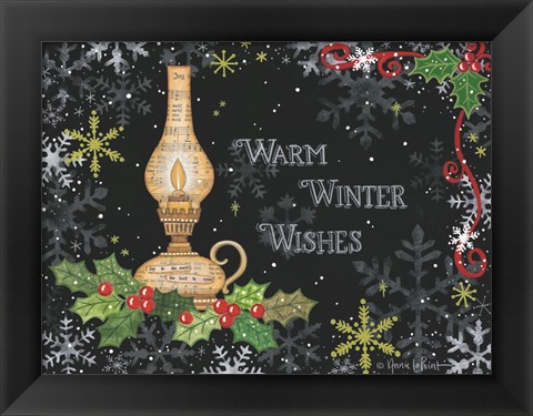 Framed Warm Winter Wishes Print