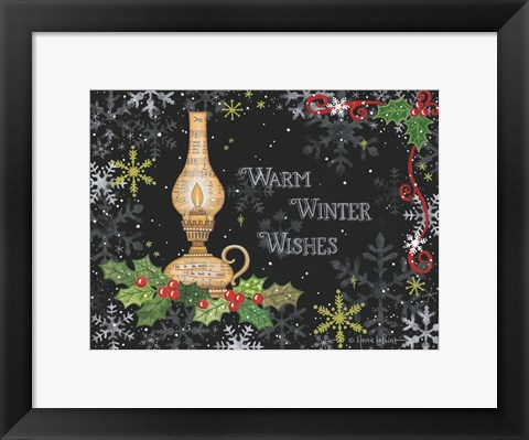 Framed Warm Winter Wishes Print