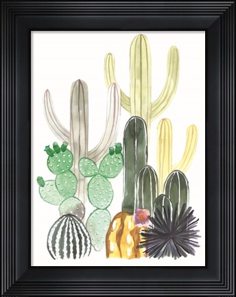 Framed Cacti Party Print