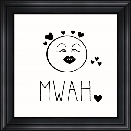 Framed Mwah Print