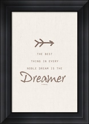 Framed Dreamer Print