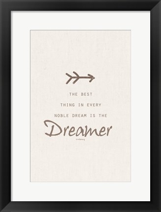 Framed Dreamer Print