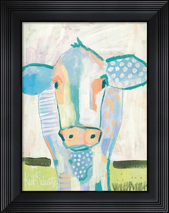 Framed Moo Series:  Laverne Print