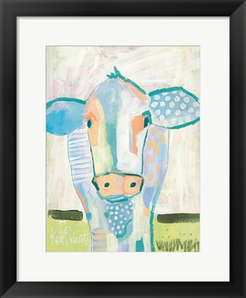 Framed Moo Series:  Laverne Print