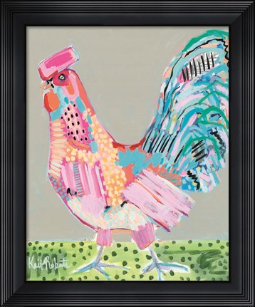 Framed Cluck Norris Print
