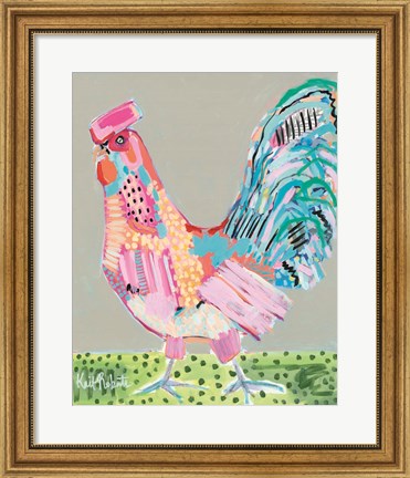 Framed Cluck Norris Print