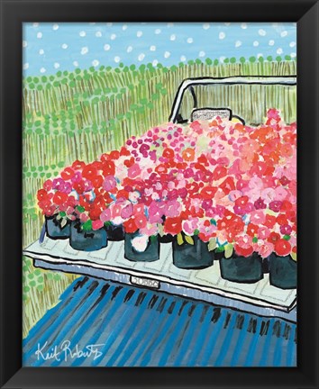 Framed June Blooms Print