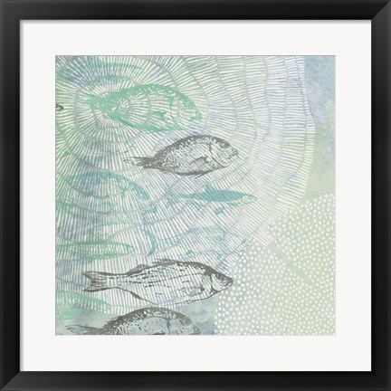 Framed Swimming Fish Print