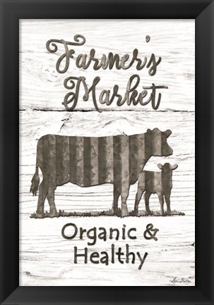 Framed Farmer&#39;s Market Print