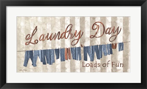 Framed Laundry Day Print