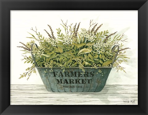 Framed Farmer&#39;s Market Print