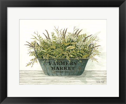 Framed Farmer&#39;s Market Print