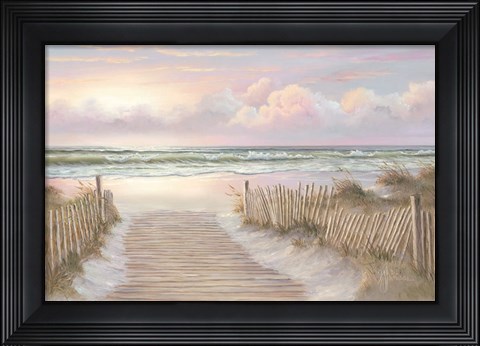 Framed Sunrise Walk Print