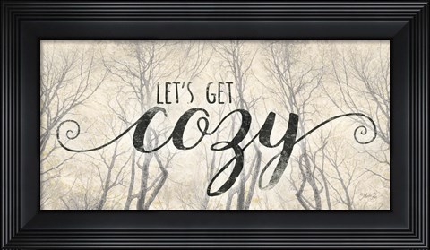 Framed Let&#39;s Get Cozy Print