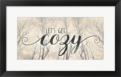 Framed Let&#39;s Get Cozy Print