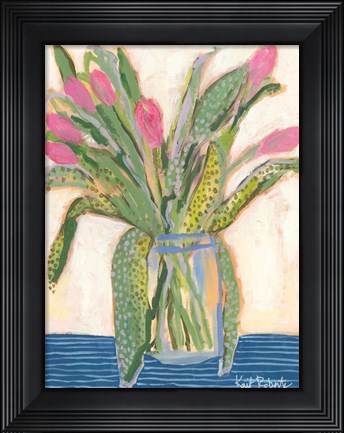 Framed Tulips for Maxine I Print
