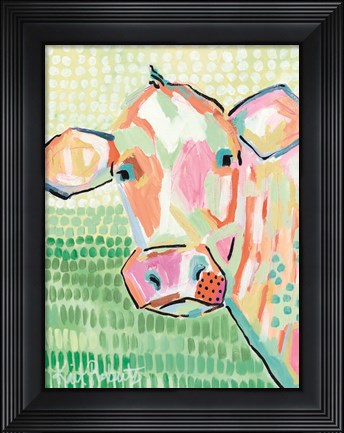 Framed Moo Series:  Peggy Print