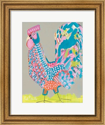 Framed Ralph the Rooster Print