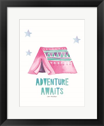 Framed Adventure Awaits Print