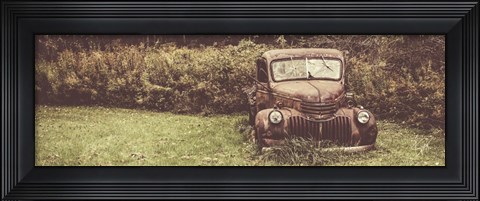 Framed Rusty Clearing Print