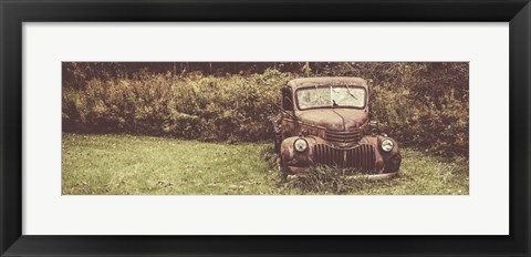 Framed Rusty Clearing Print