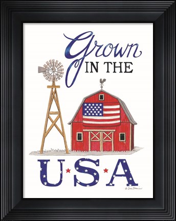 Framed Grown in the U.S.A. Print