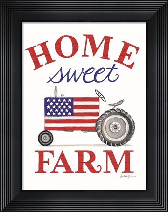 Framed Home Sweet Farm Print