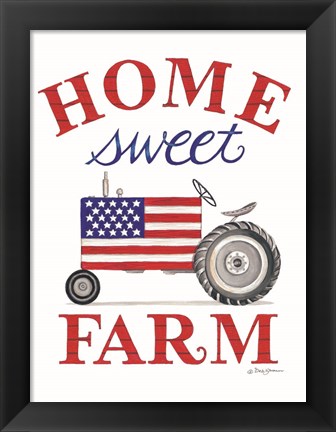 Framed Home Sweet Farm Print