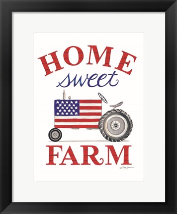 Framed Home Sweet Farm Print