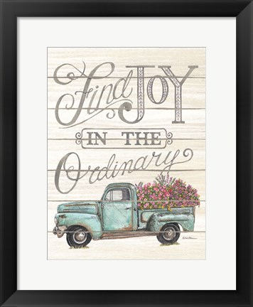 Framed Find Joy in the Ordinary Print