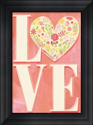 Framed Love Print