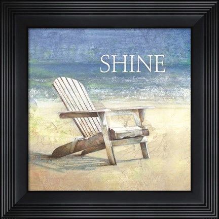 Framed Coastal Shine Print
