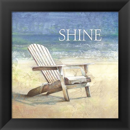 Framed Coastal Shine Print