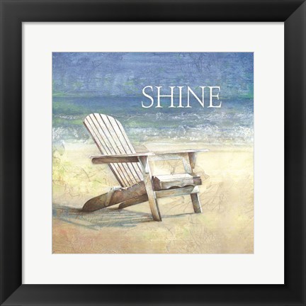 Framed Coastal Shine Print