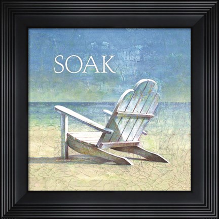 Framed Coastal Soak Print