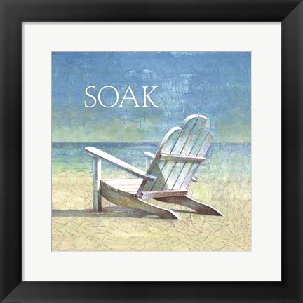 Framed Coastal Soak Print