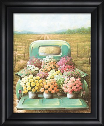 Framed Flowers for Sale Print