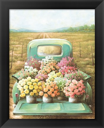 Framed Flowers for Sale Print