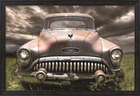 Framed Stormy Buick Print