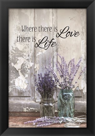 Framed Where There is Love Print